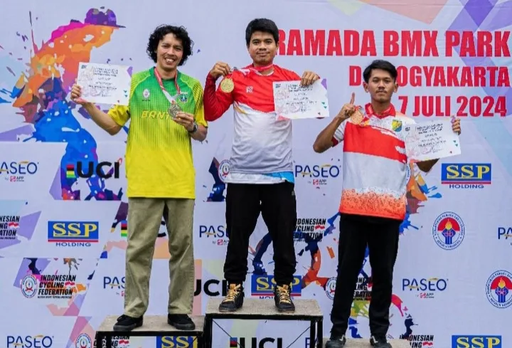 Atlet BMX Freestyle di Kejurnas