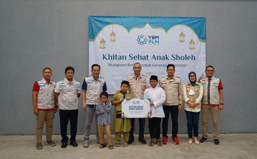Gelar Khitanan Sehat di Banten, Bukti YBM PLN Dukung Generasi Sehat dan Berprestasi 1 PLN