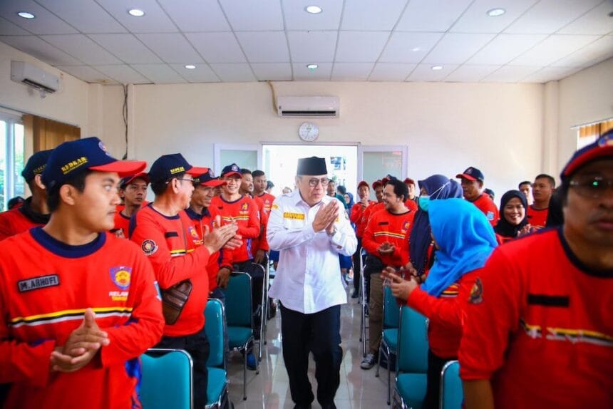 Pemkot Tangsel Jamin BPJS Ketenagakerjaan Relawan Pemadam Kebakaran 1 Tangsel