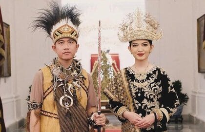 Baju Papua Gibran (Foto : Beautynesia)