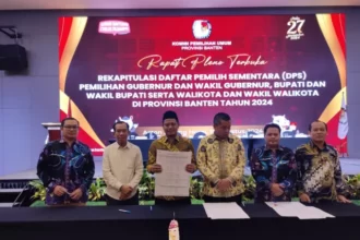 Rapat Pleno Terbuka KPU Provinsi Banten