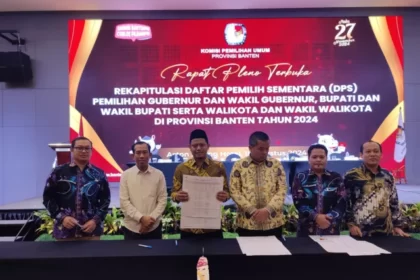 Rapat Pleno Terbuka KPU Provinsi Banten