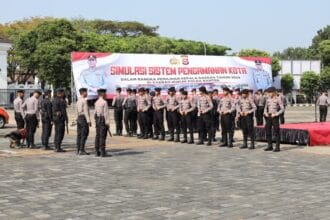 Simulasi Sistem Pengamanan Kota Polda Banten