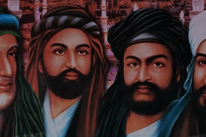 Ilustrasi 4 Sahabat Nabi Muhammad SAW (Foto : Dakwah Islam)