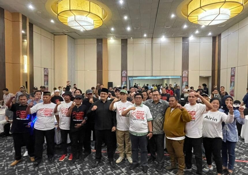 Jaringan Aktivis 98 Banten Raya Deklarasi Dukung Airin Gubernur Banten: 1.000 Persen Airin Yakin Menang 1 Aktivis 98 Banten Raya