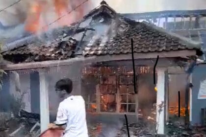 Kebakaran di Perumahan Batan Indah