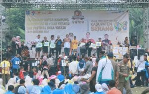 HUT Kabupaten Serang ke 498, Disporapar Gelar Fun Run 5K dan Kejuaraan Tarkam 2 HUT Kabupaten Serang ke 498