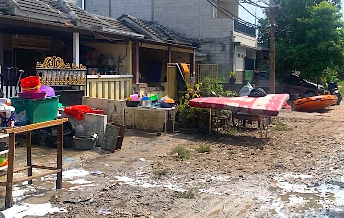 Banjir di Perumahan Garden City