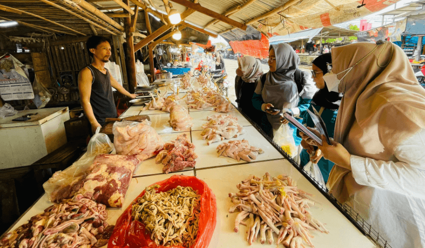 Awas! Ada Formalin pada Ikan Asin di Pasar Sentiong Balaraja 2 firmalin
