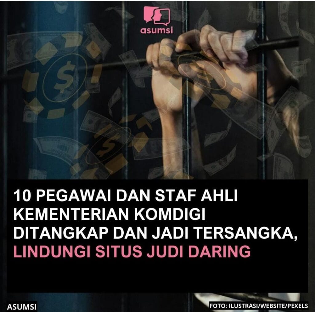 10 Pegawai Kementrian Komdigi Ditetapkan Jadi Tersangka Kasus Judi Online 2 Kementrian Komdigi