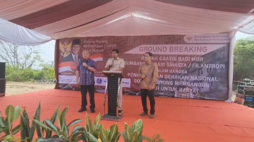 Ground Breaking Rumah Gratis di Tangerang