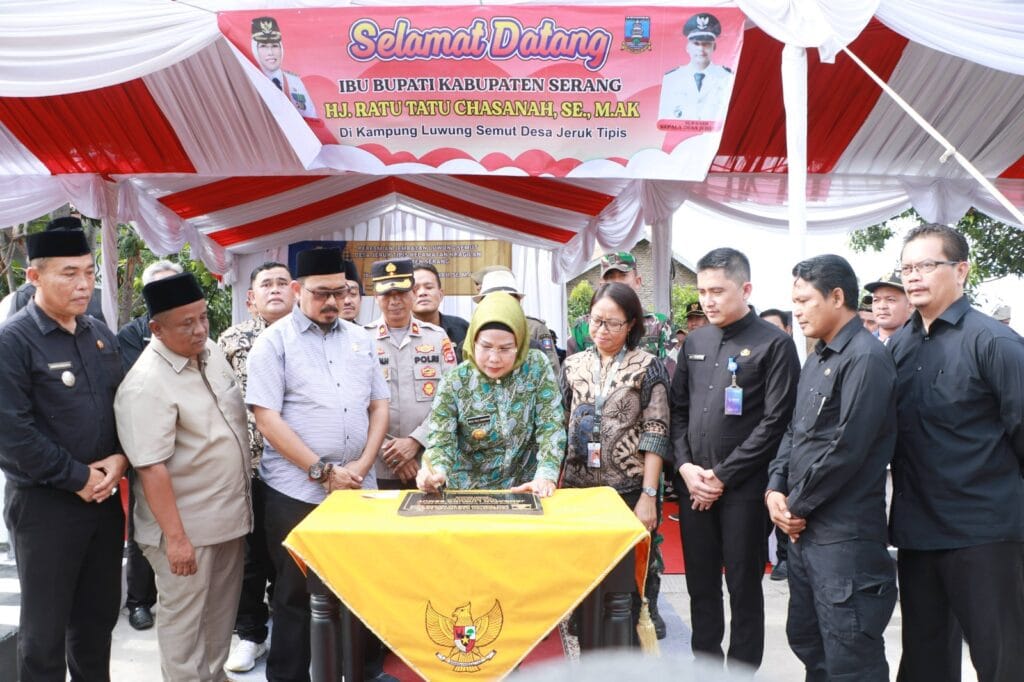 Jembatan Luwung Semut Kragilan Diresmikan Bupati Serang 2 Jembatan Luwung Semut
