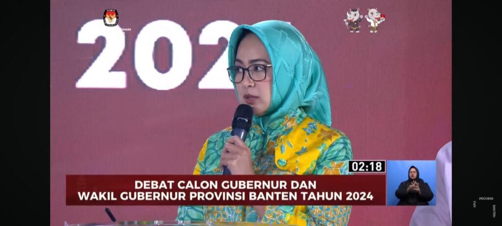 Debat Pilgub Banten 2024 Kedua, Ini Strategi Airin Menekan Inflasi 3 Debat Pilgub Banten