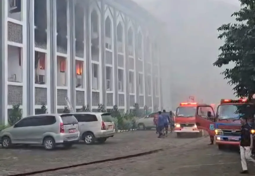Pasca Kebakaran, UIN Syarif Hidayatullah Evaluasi Sistem Keamanan 1 UIN Syarif Hidayatullah