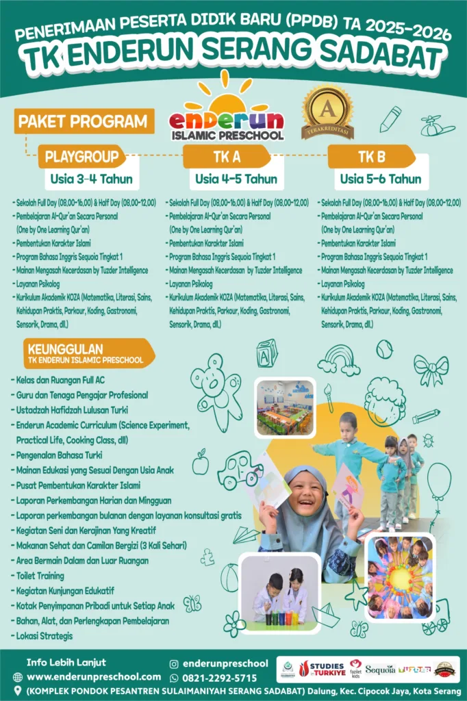 Ini Rekomendasi TK Islam Terbaik di Serang 3 TK Islam