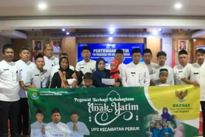 48555jelang akhir tahun kecamatan periuk gelar santunan anak yatim dan doa akhir tahun 485551