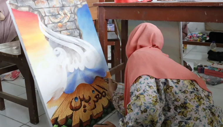 Lomba Kaligrafi Kontemporer MTQ Diikuti 62 Peserta 1 kaligrafi kontemporer MTQ