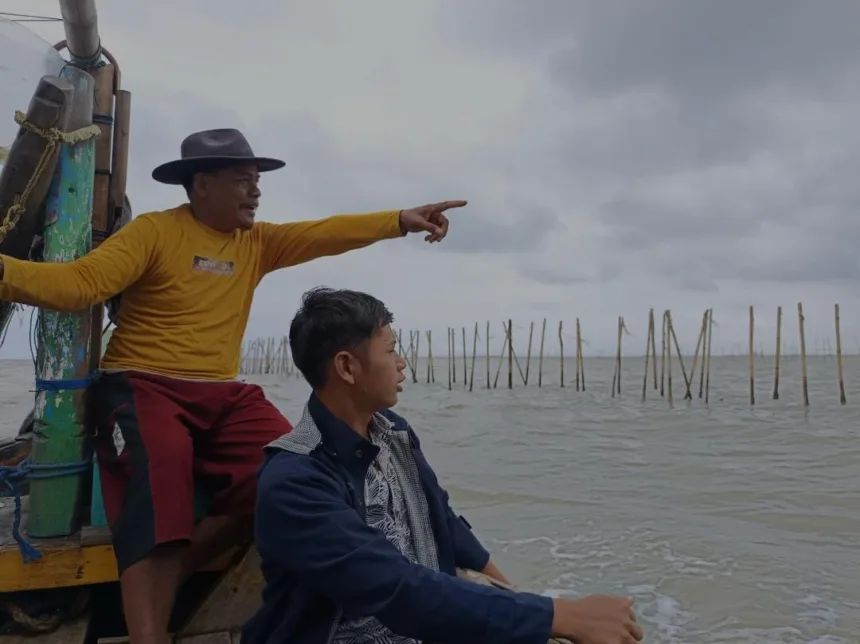 Pagar Laut Misterius Juga Ada di Kecamatan Tanara, Kabupaten Serang 1 Pagar Laut diTangerang