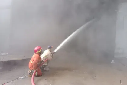 Gudang Indah Dadap kebakaran
