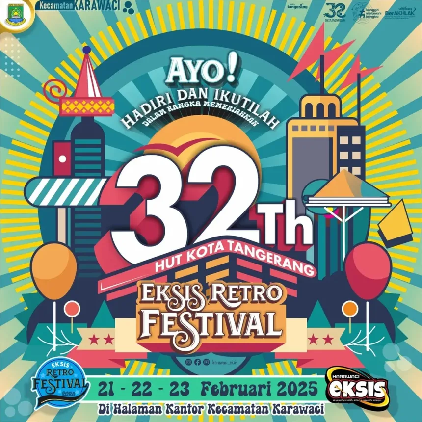 Eksis Retro Festival di Karawaci