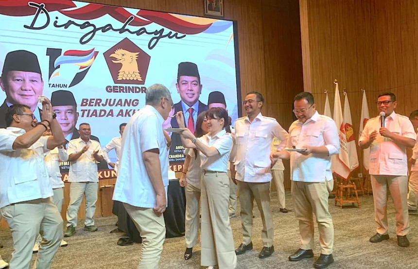 HUT ke-17 Gerindra di Tangsel
