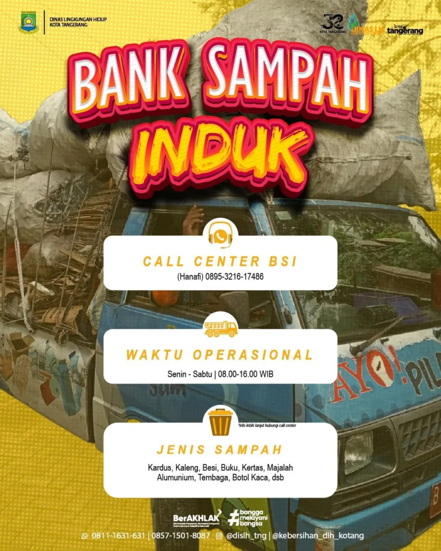 DLH Kota Tangerang Ajak Masyarakat Manfaatkan Bank Sampah Induk 1 DLH Kota Tangerang