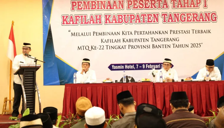 Persiapan MTQ ke-22 Tingkat Provinsi Banten, Sekda Kabupaten Tangerang Buka Pembinaan Peserta 1 MTQ ke-22 Tingkat Provinsi