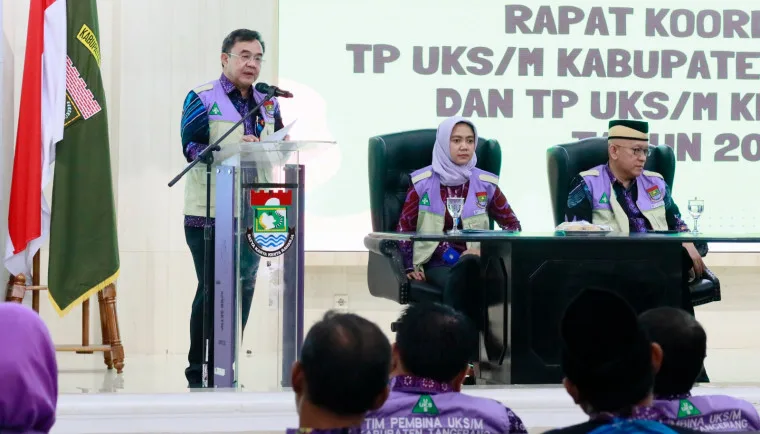 Rakor TP UKS/M, Sekda Kabupaten Tangerang; Mari Wujudkan Sekolah Sehat 1 Sekda Kabupaten Tangerang