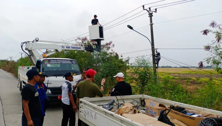 Target 2025, 1.486 PJU Terpasang di Kabupaten Tangerang 1 PJU terpasang di Kabupaten Tangerang