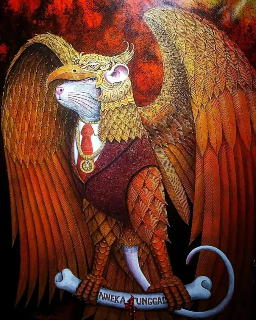 Lukisan Garuda Tikus