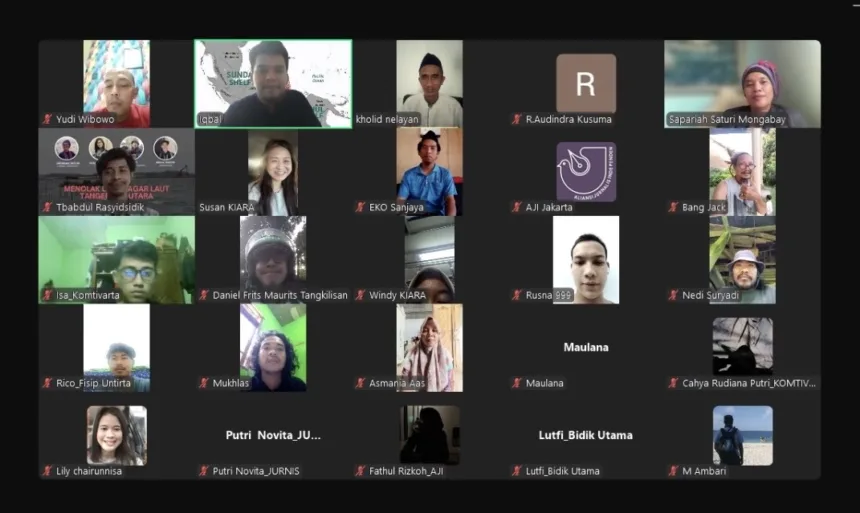 Pagar laut di Tangerang