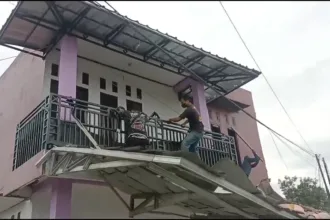 Pembacokan Satpam di Tangerang