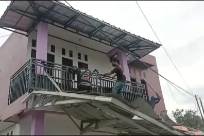 Pembacokan Satpam di Tangerang