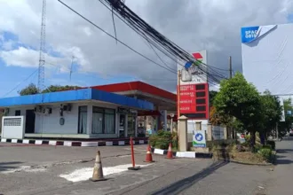 BBM oplosan di SPBU Ciceri