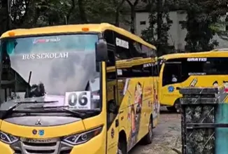 Bus Sekolah Gratis Pemkot Tangsel