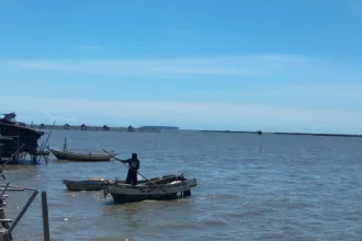 Pagar laut di Tangerang