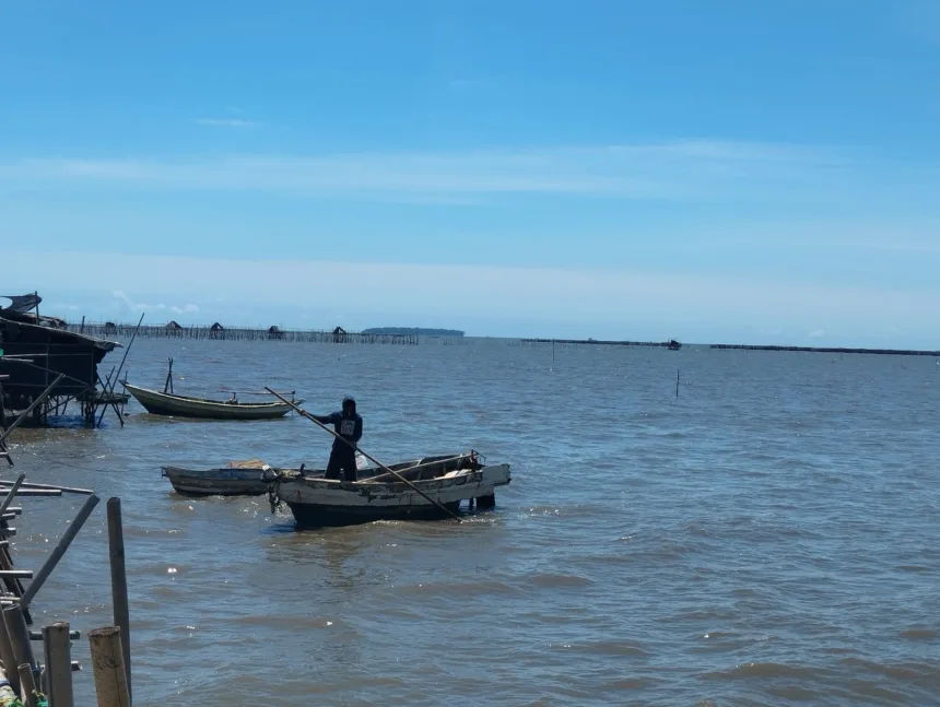Pagar laut di Tangerang