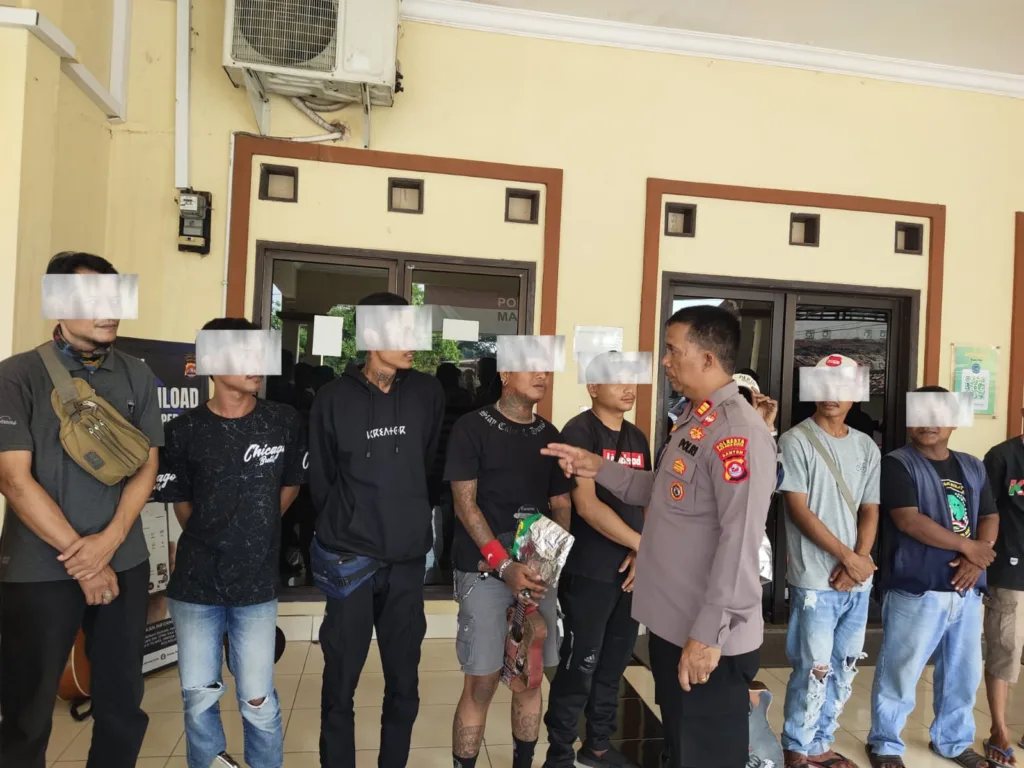 47 Preman di Kota Serang Ditangkap Polda Banten 2 Preman di Kota Serang