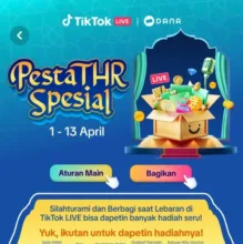 Cara dapetin voucher dan saldo DANA di TikTok