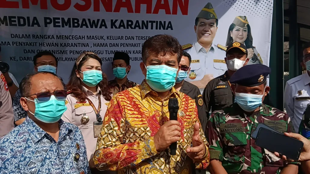 2,9 Ton Daging Babi di Cilegon Dimusnahkan 2 daging babi di Cilegon