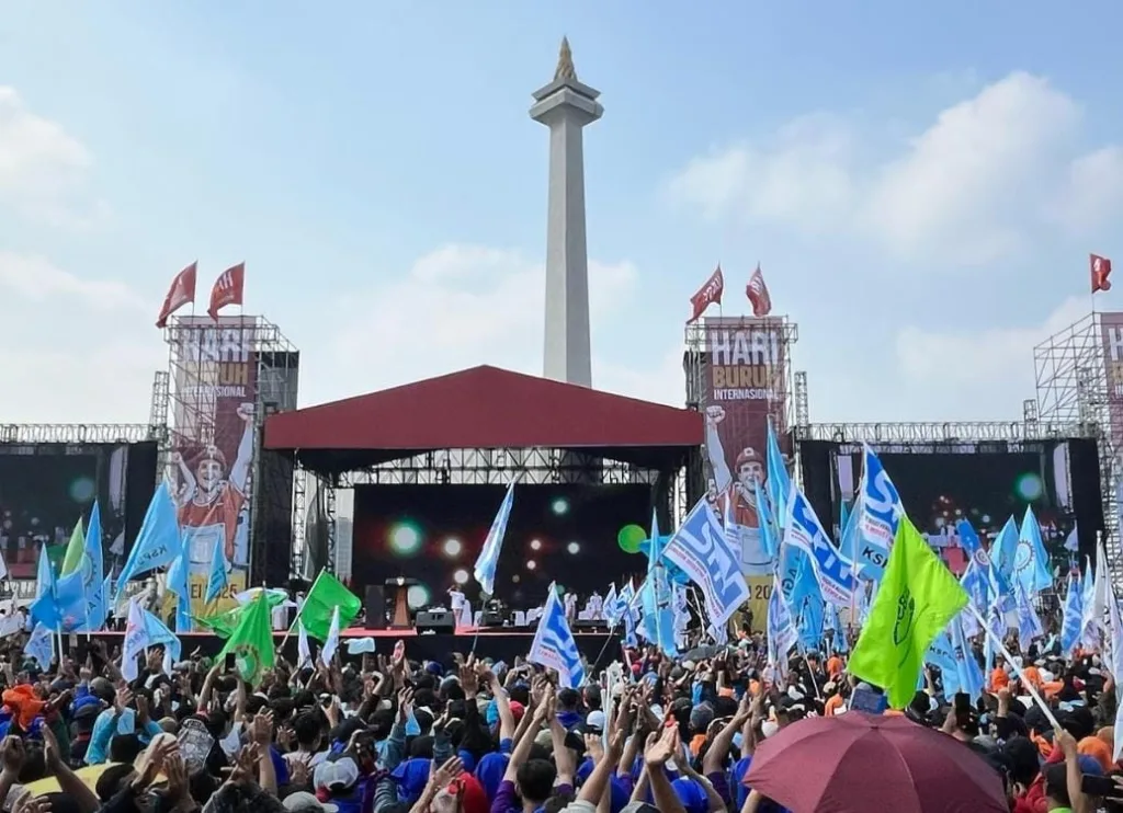 6 Tuntutan Buruh Ditindaklanjuti Mensesneg 2 tuntutan buruh