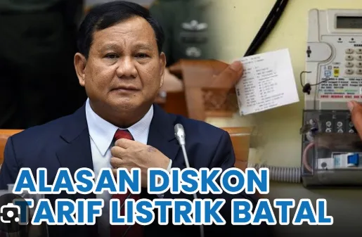 Diskon Tarif Listrik batal