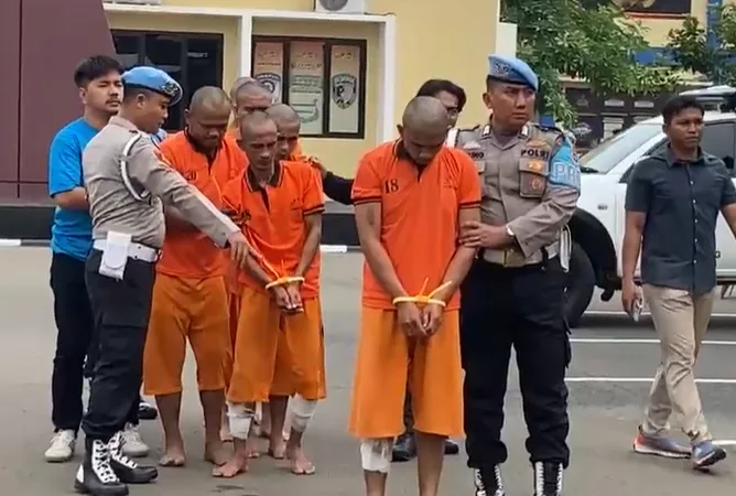4 Pelaku Curanmor di Kota Serang Ditangkap Polres Serang 1 Curanmor di Kota Serang