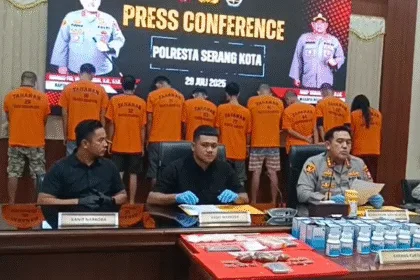 Pengedar narkotika di Banten