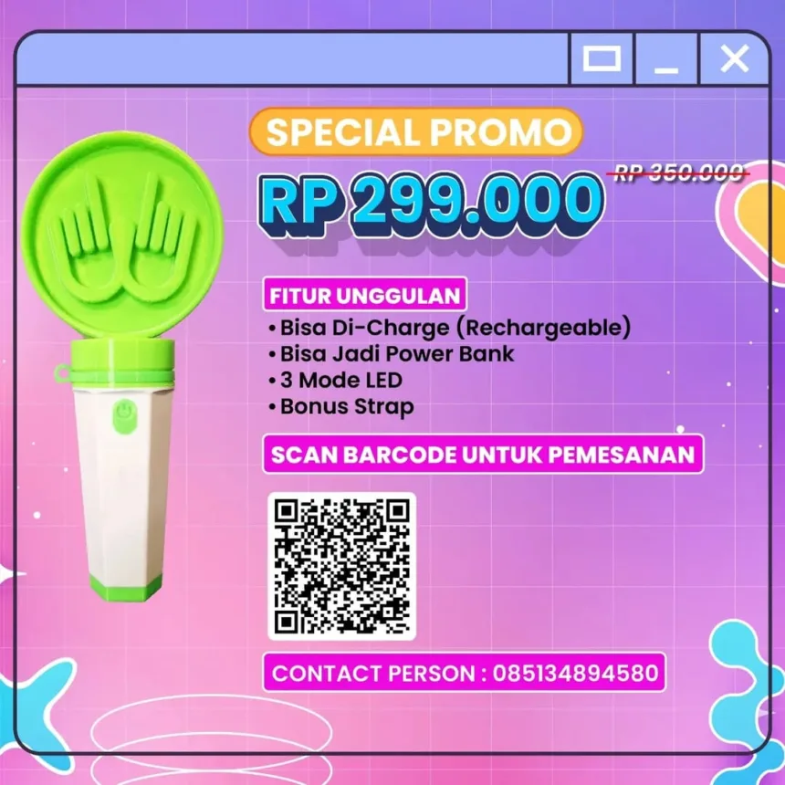 Wali Rilis Light Stick