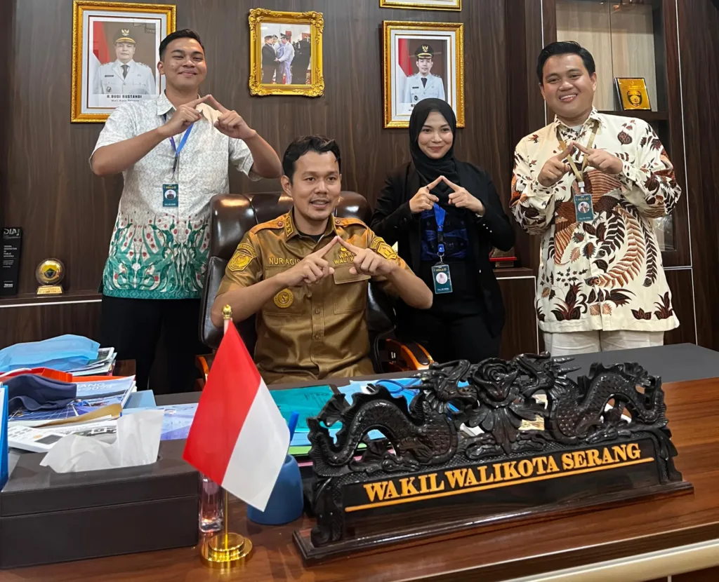 Perkuat Eksistensi, Rumah Debat Gelar Audiensi dengan Wakil Walikota Serang 2 Rumah Debat