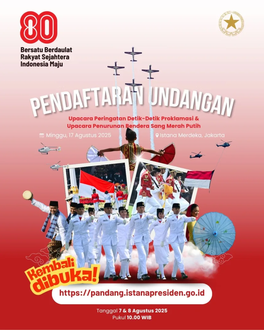 Istana Sediakan Tambahan 2.000 Tiket untuk Upacara HUT RI ke-80 1 Upacara HUT RI ke 80