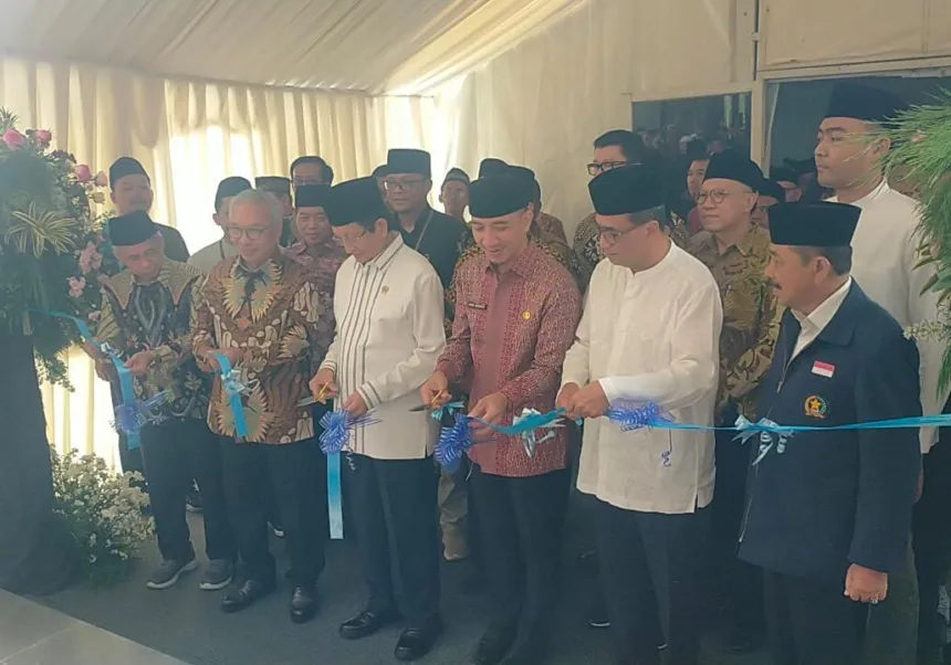 Menag Nasaruddin Umar Resmikan Masjid dan Gereja di Lebak 1 Menag Nasaruddin Umar