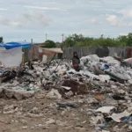 Tempat pembuangan sampah Ilegal di Kragilan