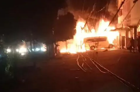 Trafo listrik di Pakupatan Serang